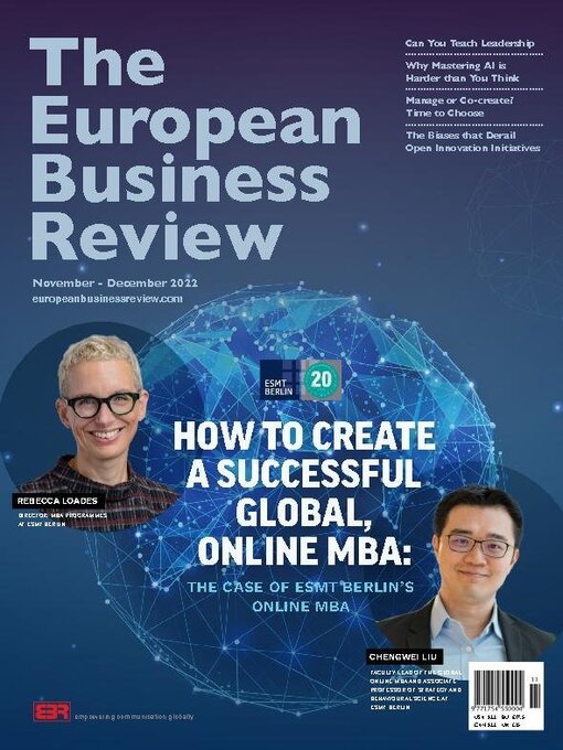 Title details for The European Business Review by EBR Media Limited - Available